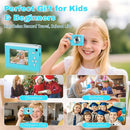 Digital Camera FHD 1080P Video & 8X Digital Zoom - Compact Point and Shoot Digital Camera with 2.4" Screen, 800mAh Rechargeable Battery - Portable Small Camera for Kids Teens Girls Boys (Teal) by TinyTreasures Baby Boutique