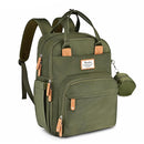 RUVALINO Diaper Bag Backpack - Multifunction Travel Back Pack Maternity Baby Changing Bags, Diaper Changing Totes, Large Capacity, Waterproof and Stylish, Baby Travel Essential, Army Green by TinyTreasures Baby Boutique
