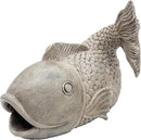 Fish Statues Gutter Downspout Extension Statues Garden Decoration,Resin Statue Outdoor Decor,Animal Downspout Diverter,Decorative Gutter Extension,3"×4" Downspout Extender Diverter Splash Block by GreenHaven Gardens