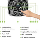 Air Purifiers for Home, Large Room Covers 1500 Ft², H13 Medical Grade True HEPA Air Filter, Ideal for Allergies, Cat, Dog, Pet, Hair, Pollen, Smoke, Dust, Bedroom Air Filter, WiFi, InvisiClean Bella by TinyTreasures Baby Boutique