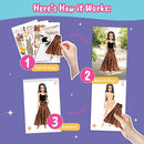 Sticker Dress Up Summer Holiday Theme - Sticker Activity Book for Kids. Learn Girls Fashion Design with Stickers and Guides for Kids 5 and Up. Dress Up Games by TinyTreasures Baby Boutique