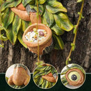Tree Face Decor Outdoor,Whimsical Outdoor Art with Bird Feeder,Tree Hugger Bark Ghost Face Decoration Funny Yard Art,Garden Creative Decoration (12 INCH) by CozyNest Decor