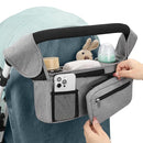 Accmor Universal Stroller Organizer with Insulated Cup Holder Detachable Phone Bag and Shoulder Strap,Stroller Bag Caddy Organizer Fits for Uppababy, Baby Jogger, Britax Strollers by TinyTreasures Baby Boutique