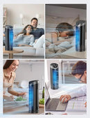 Grelife Tower Fan with Remote Control, Fast Cooling Desktop Fan, 90° Oscillation, 3 Speeds, 3 Wind Modes, Touch Screen, Auto Timer, Ideal for Home, Office Bedroom by CozyNest Decor