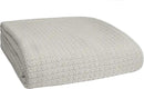 BELIZZI HOME 100% Cotton Bed Blanket, Breathable Bed Blanket Twin Size, Cotton Thermal Blankets Twin, Perfect for Layering Any Bed for All Season, Light Grey by CozyNest Decor
