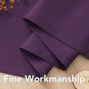 H.VERSAILTEX Blackout Thermal Insulated Room Darkening Window Treatment Extra Long Curtains/Drapes,Grommet Panels (Set of 2,52 by 96 - Inch,Solid Plum Purple) by CozyNest Decor