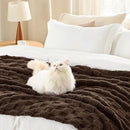 Bedsure GentleSoft Twin Blanket for Bed Dark Brown - Super Soft Cozy Blankets for Women Men Girls, Cute Fuzzy Fleece Throws for Bedroom Couch, 60x80 Inches by CozyNest Decor