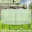Gardenature 10FT/12FT/14FT Trampoline Tent(Tent Only), Fit Round Trampolines, Shade Cover with LED Light, Outdoor Trampolien Accessories, Anti-Tear, Beige by TinyTreasures Baby Boutique