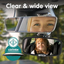 Onco Forward Facing Baby Car Mirror - Clip On Car Mirror for Baby, 100% Shatterproof & Shakeproof, Newborn Essentials by TinyTreasures Baby Boutique