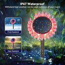 Hogni Solar Pathway Lights - 2 Pack LED Sunflower Garden Light, Waterproof Outdoor Decor for Wall, Lawn, Yard, Walkway, Patio, Landscape by GreenHaven Gardens