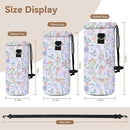 RICHEN Neoprene Water Bottle Carrier Bag with Adjustable Shoulder Strap,Insulated Water Bottle Cover for Stainless Steel/Glass/Plastic Bottles by TinyTreasures Baby Boutique