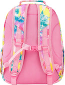 Choco Mocha Tie Dye Backpack for Girls, Elementary School Backpack for Girls Ages 6-8 Kids Kindergarten Backpack Bookbag 17 Inch with Chest Strap, Colorful by TinyTreasures Baby Boutique