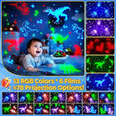 Jellyfish Baby Night Light Projector, Dinosaur+Jellyfish+Unicorn Night Light Projector, 96 Projection Options+USB Rechargeable Baby Sleeping Toys Baby Gifts,Jellyfish Lamp Baby Toys Baby Gifts Newborn by TinyTreasures Baby Boutique