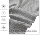 SOBOWO Baby Girl Leggings Pants Toddler Girls Solid Ribbed Pants 3 Pack Ruffle Bottoms Trouser Fall Winter Clothes 9M-3T by TinyTreasures Baby Boutique
