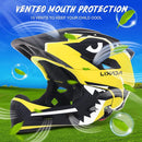 Lixada Kids Bike Helmet Adjustable Detachable Full Face Helmet for Cycling Helmet for Children Bicycle, Skateboard, Scooter, Protective Gear (20.5-22 Inches) by TinyTreasures Baby Boutique