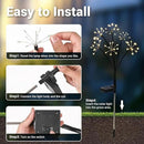 Solar Garden Decor Lights Outdoor, Solar Powered Lights Waterproof for Yard Patio Porch Flowerbed, Fairy Gardening Supplies Gifts Firwork(6 Pack Warm White) by GreenHaven Gardens