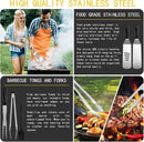 Supernal 45pcs Blackstone Griddle Accessories Upgraded-Griddle Accessories Flat Top Grill Tools for Camp Chef Griddle Cover Salt and Pepper Shakers Grill Black Tools Set Enlarged Spatula Gift Set by GreenHaven Gardens