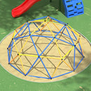 JAXPETY 10 FT Climbing Dome, Toddler Outdoor Climbing Toys, Kids Jungle Gym for Backyard, Playground Doorway Geometric Dome for Kids 8-12 Climber, Metal Outside Climbing Gym, Capacity 500 Lbs by TinyTreasures Baby Boutique