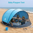 Night Cat Pop-up Beach Tent: Large Sun Shade Shelter for 2-4 Persons Picnic Sport Activities by TinyTreasures Baby Boutique