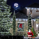 2 Pack Total 400 LED White Solar Christmas Lights, 75.5 Ft 8 Modes Solar String Lights Outdoor Waterproof, Solar Lights for Christmas Wedding Decor Tree Party Patio Decorations by GreenHaven Gardens