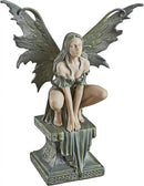 Design Toscano Small Celtic Fairy Perilous Perch Statue by GreenHaven Gardens