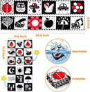 High Contrast Baby Toys for Newborn Infant 0-6 Months Montessori Tummy Time Black and White Sensory Crinkle Toys 0-3 3-6 Months Soft Books Carseat Toys for Baby Boys Girls Easter Basket Stuffers Gifts by TinyTreasures Baby Boutique