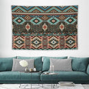 HZOHNAGO Aztec Tapestry Turquoise Blue and Brown and Native American Tribal Pattern Printed Wall Tapestry Wall Hanging for Bedroom Living Room Dorm 60" W x 40" H by CozyNest Decor