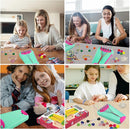Arts and Crafts for Kids Ages 8-12,Friendship Bracelet Making Kit for Girl,Kids Jewelry Making Kit with 28 Pre-Cut Threads,Christmas Birthday Gifts for Ages 6 7 8 9 10 11 12 Year Old Green Rose by TinyTreasures Baby Boutique