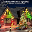 XMCOSY+ Smart Outdoor String Lights - 64ft RGBCWIC Patio Lights with 24 Color Changing Bulbs, LED String Light for Outside Backyard Bistro Party, APP WiFi Control, Work with Alexa, IP65 Waterproof by CozyNest Decor