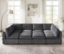 Modular Sectional Sofa, Convertible Sofa Couch Modular Sofa with Ottoman, Sectional Sofas for Living Room Small Apartments by CozyNest Decor