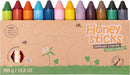 Honeysticks Super Jumbo Crayons (12 Pack) - Non Toxic Crayons for Kids - 100% Pure Beeswax and Food Grade Colors - For Toddlers 1-3, Unbreakable, Extra Large, Easy to Hold and Use, Eco-Friendly by TinyTreasures Baby Boutique
