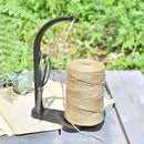 Sungmor Cast Iron Garden Twine Holder Set - 1300ft. Natural Jute Twine String & Rope Rack & Scissors - Decorative & Practical Home Arts Crafts Tools for Picture Display Gift Wrapping Packing Gardening by GreenHaven Gardens