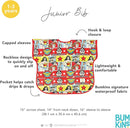 Bumkins Bibs - Toddler Bibs, Waterproof, Large for 1-3 Years, Short Sleeve by TinyTreasures Baby Boutique