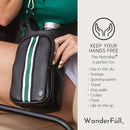 WanderFull® Original HydroBag® Collection, Water Bottle Holder w/Strap & Phone Pocket, Hands-Free Crossbody Water Bottle Bag by TinyTreasures Baby Boutique