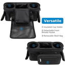 Accmor Universal Stroller Organizer with Insulated Cup Holder Detachable Phone Bag and Shoulder Strap,Stroller Bag Caddy Organizer Fits for Uppababy, Baby Jogger, Britax Strollers by TinyTreasures Baby Boutique