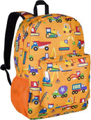 Wildkin 16-inch Kids Backpack – Durable, Padded & Spacious School Bag for Boys & Girls - Under Construction by TinyTreasures Baby Boutique