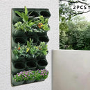 Self Watering Wall Planter | 36 Pots Vertical Garden Planter for Indoor Plants | Wall-Mounted Stackable wall planter | Hanging Plant Flower Pot Holder | 10.56 Fl Oz Each Individual Pot | Army Green by CozyNest Decor