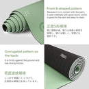 Yoga Mat Non Slip, Eco Friendly Fitness Exercise Mat with Carrying Strap,Pro Yoga Mats for Women,Workout Mats for Home, Pilates and Floor Exercises by TinyTreasures Baby Boutique