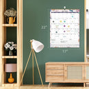Wall Calendar 2025-2026 Large with Spiral Bound, 18 Month Big Calendar from Jan 2025 to Jun 2026, Vertical Large Monthly Desk Calendar 2025-2026 for Wall, Calendario 2025 (17"x22") by TinyTreasures Baby Boutique
