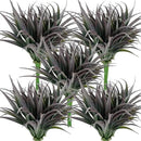 32 Pcs Artificial Grass Fake Plants 17.3in Outdoor Plants UV Resistant Faux Greenery Stems Fake Grass for Home Window Garden Office Patio Pathway Front Porch Halloween Décor Green & Black by GreenHaven Gardens