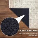 Keen Home Design 5x7 Rug - Machine Washable Area Rug with Non-Slip Backing, Ideal for Living Room, Dining Room, Bedroom - Vintage, Easy Clean, Durable, Low Pile Rug - (5' x 7') by CozyNest Decor