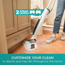 Kenmore SM2060 S200 Series Steam Mop for Floor Cleaning with Easy Scrubber & 2pcs Washable Pads, 2 Modes, Quick-Heating, Lightweight for Hardwood and Tile by CozyNest Decor