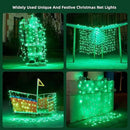 Led Net Lights Christmas Lights Outdoor Green Christmas Net Lighting with 121Led Mini Globe Lights 5ftx5ft, Outdoor Indoor Fairy Mesh Net Lights for Christmas Trees, Bushes, Shrubs Decorations by GreenHaven Gardens