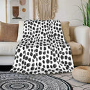 HGOD DESIGNS Watercolor Polka Dot Flannel Fleece Bed Blanket Throw Blanket Lightweight Cozy Plush Blanket for Bedroom Living Rooms Sofa Couch 50"x60" by CozyNest Decor