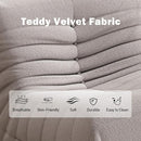 Bean Bag Chair, Fireside Chair Bean Bag Sofa Large Bean Bag Chair for Adults, Bean Bag Chairs for Teens with High Density Comfortable Foam, Memory Foam Bean Bag for Living Room, Bedroom (Grey) by CozyNest Decor