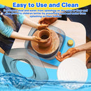 Innofans Pottery Wheel for Kids - Complete Pottery Kit & Tools for Beginners, Plug-in Rechargeable Battery, Upgraded Detachable Turntable Adjustable Speed, DIY Clay Maker for Kids 9-12 (Patented) by TinyTreasures Baby Boutique