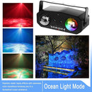 Party Lights DJ Disco Light,Disco Ball Star Projector RGB LED Strobe Lights Stage Light Sound Activated Ocean Wave Effect for Parties Club Holiday Christmas Birthday Wedding by TinyTreasures Baby Boutique