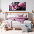 GUGIKA Pink Wall Art for Living Room, Abstract Canvas Wall Decor for Bedroom Decor, Modern Print Paintings, Size 24x48 Inches by CozyNest Decor