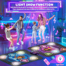 Dance Mat, 2025 Light Up 2-Player Opposing Dance Pad with Single & Double Player Modes, 12-Button Kids Music Toys with Bluetooth, Birthday for 3-12 Year Old Boys Girls by TinyTreasures Baby Boutique