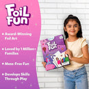 Skillmatics Foil Fun - Unicorns & Princesses, No Mess Art for Kids, Craft Kits & Supplies, DIY Creative Activity, Travel Toys, Gifts for Ages 4, 5, 6, 7, 8, 9 by TinyTreasures Baby Boutique